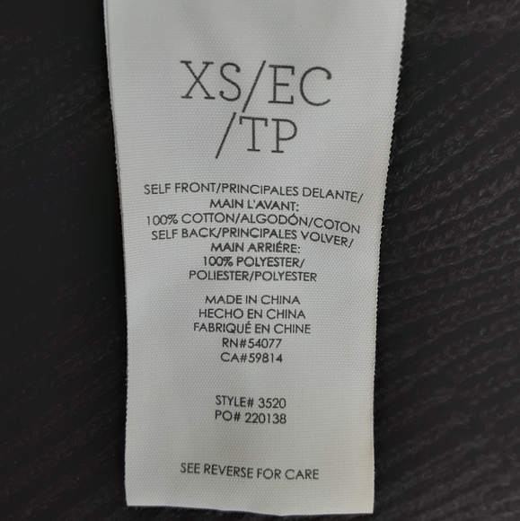 NWOT Cabi green and black sweater size XS. - Picture 3 of 4